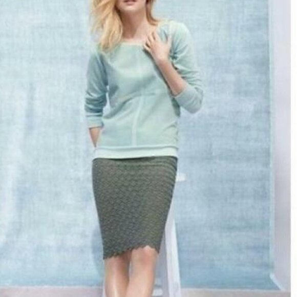 BAILEY 44 Katherine Suede Front Sweatshirt Size Small - Picture 2 of 9